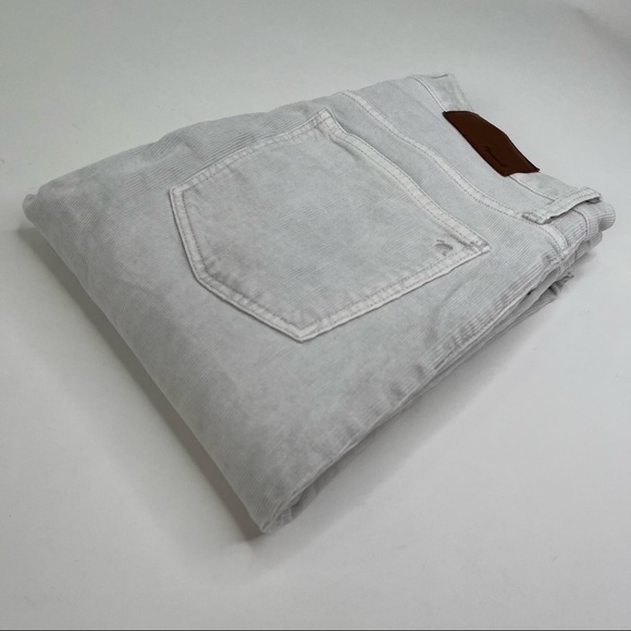 RARE Madewell Cool Fog Button-Front Tall Cali Demi-Boot High Rise Cordury Pants - Picture 12 of 17